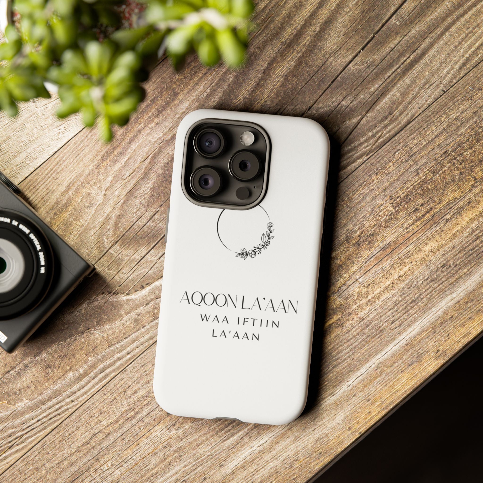 Minimalist iPhone Case- Aqoon
