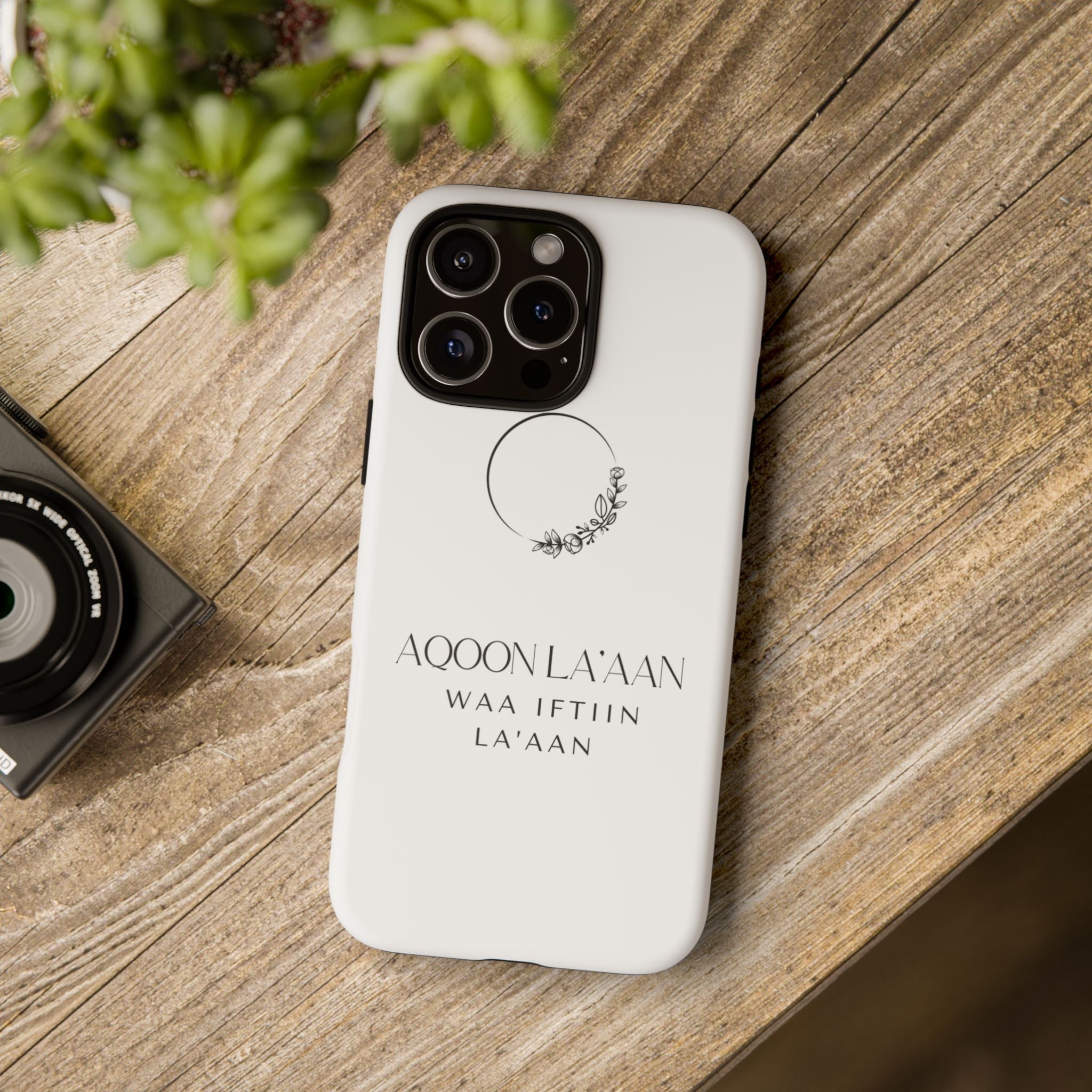Minimalist iPhone Case- Aqoon