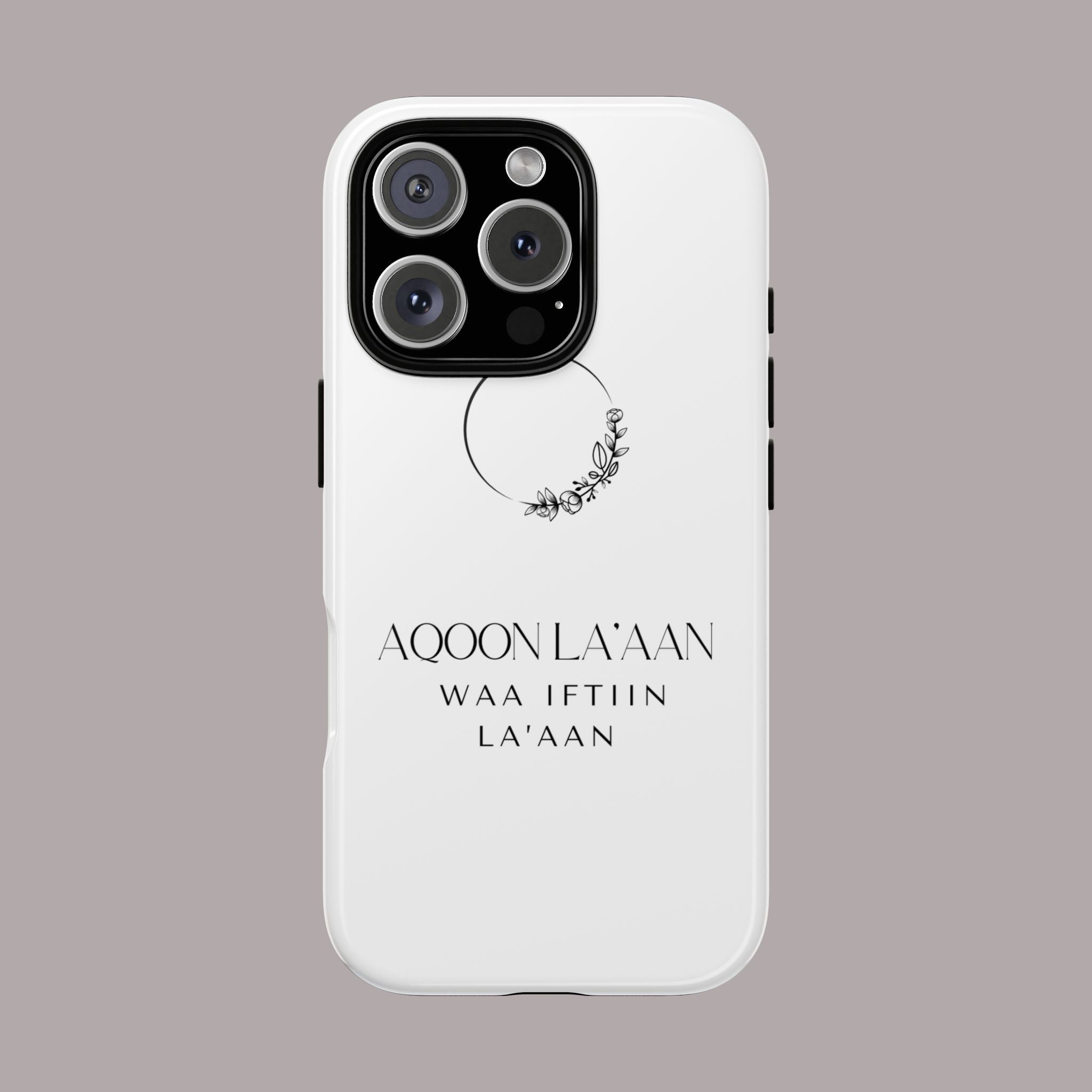 Minimalist iPhone Case- Aqoon