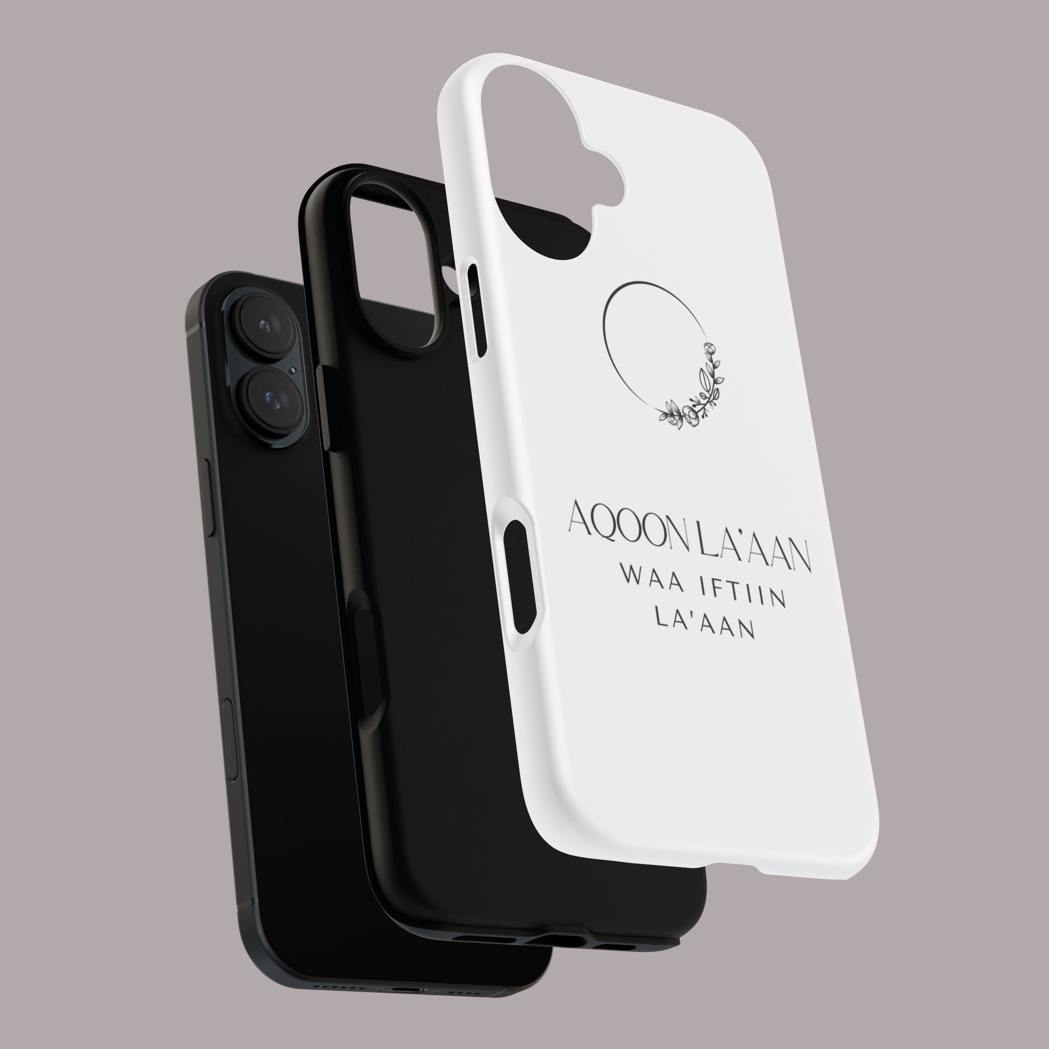 Minimalist iPhone Case- Aqoon