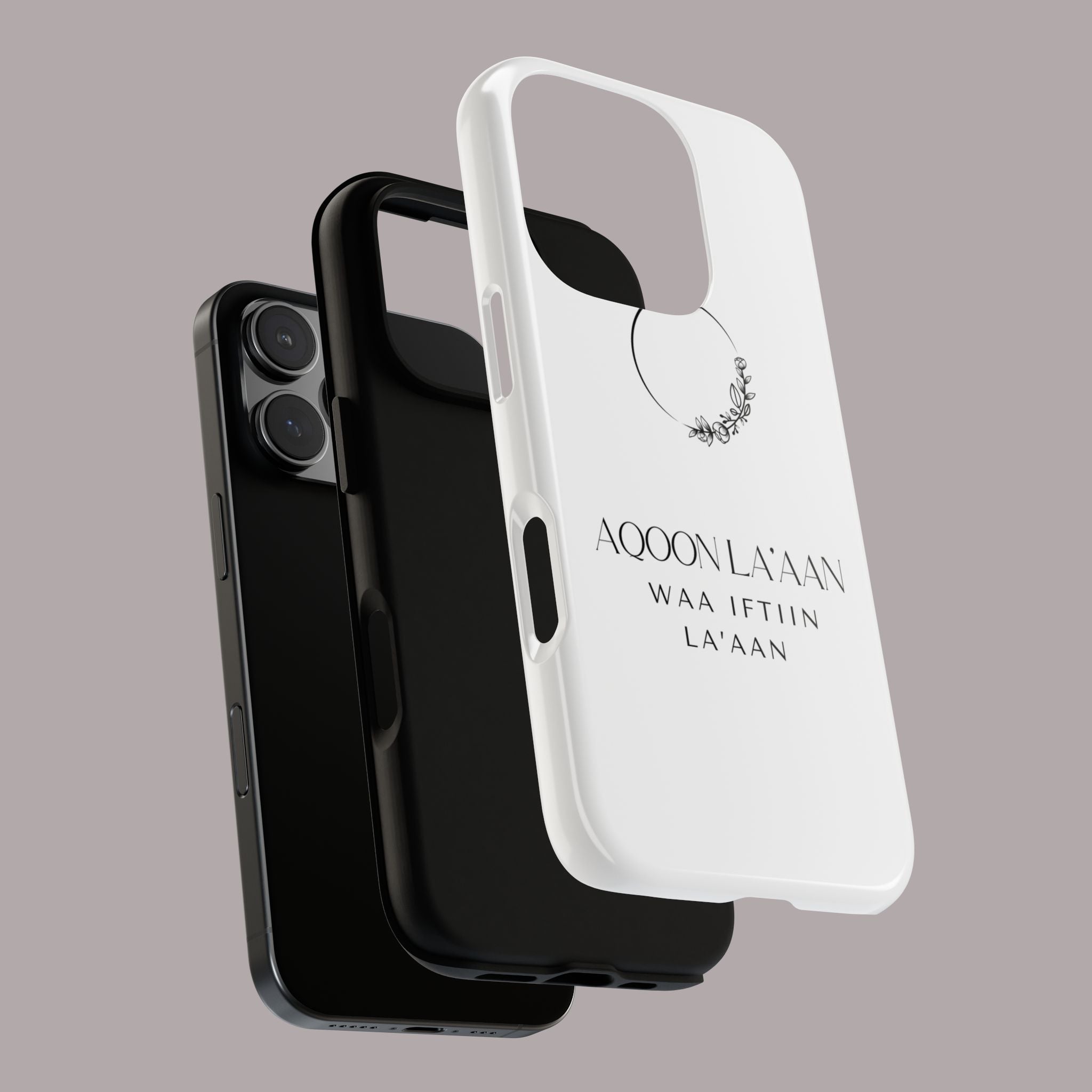 Minimalist iPhone Case- Aqoon