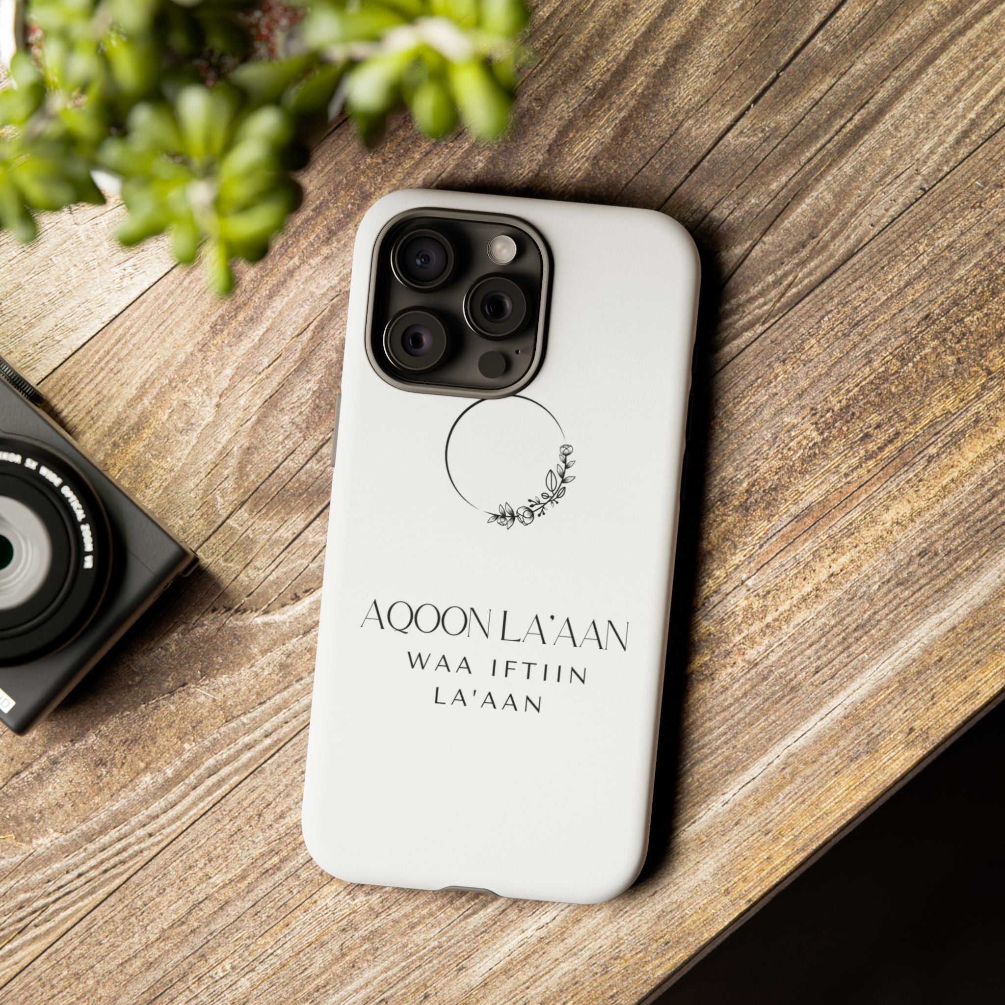 Minimalist iPhone Case- Aqoon