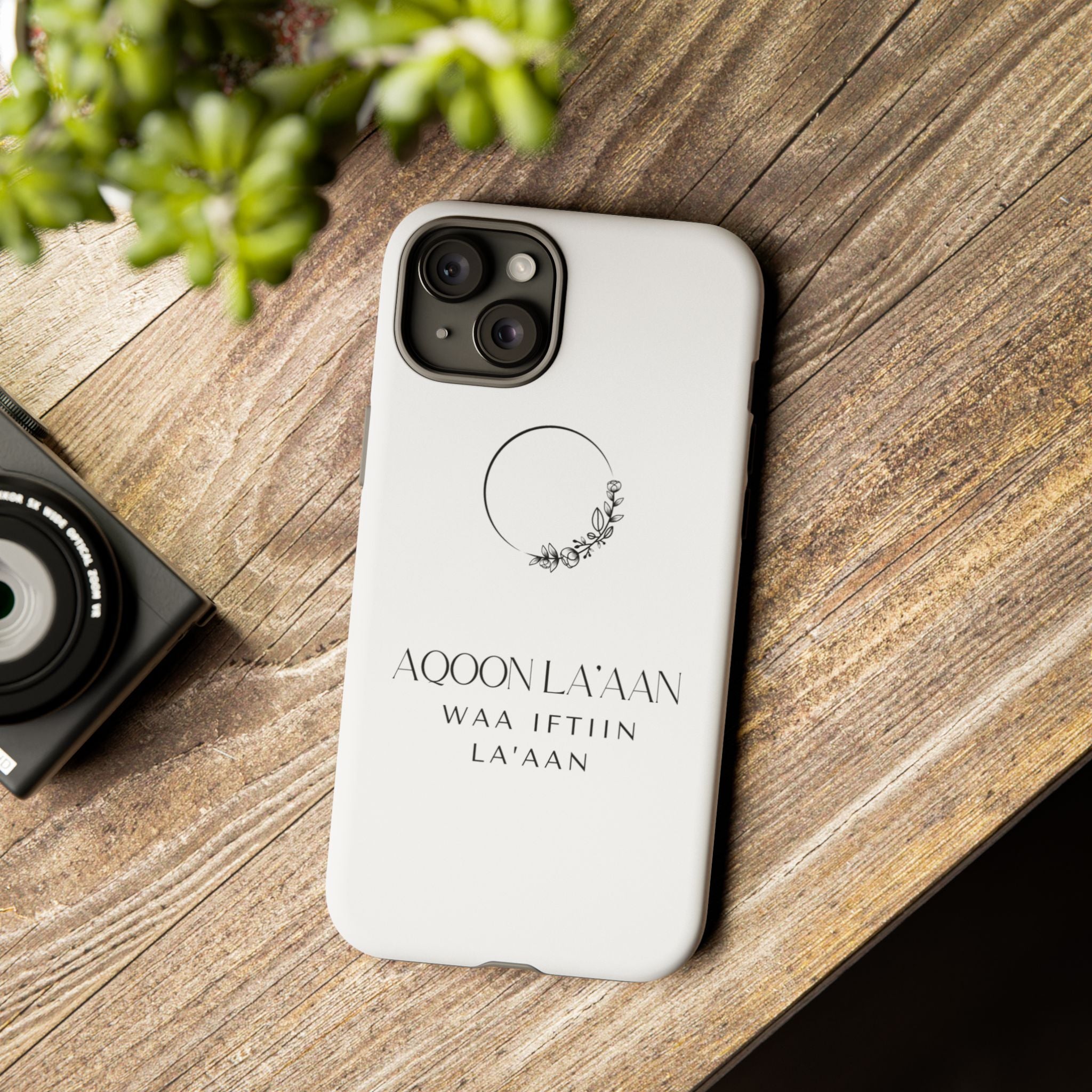 Minimalist iPhone Case- Aqoon