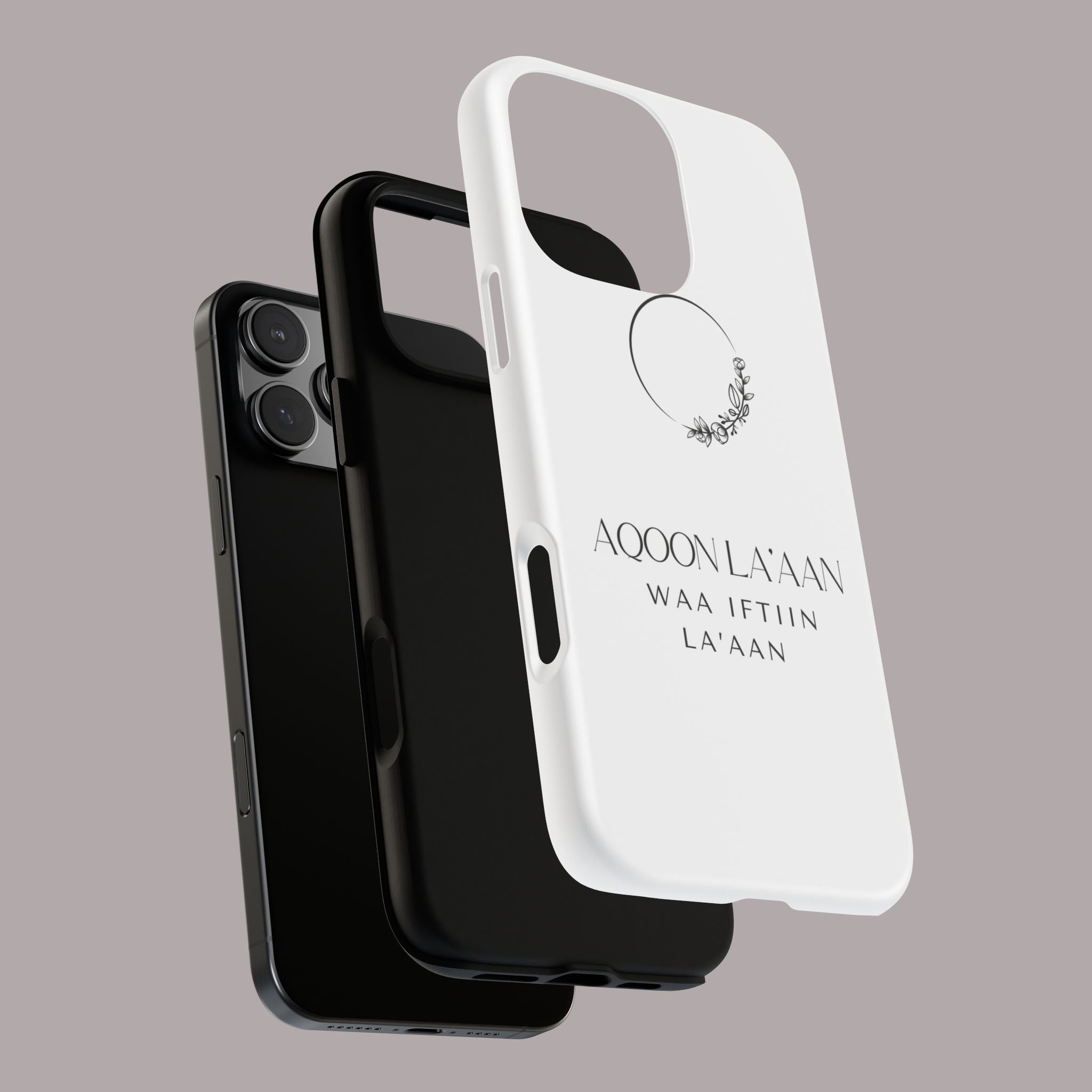 Minimalist iPhone Case- Aqoon