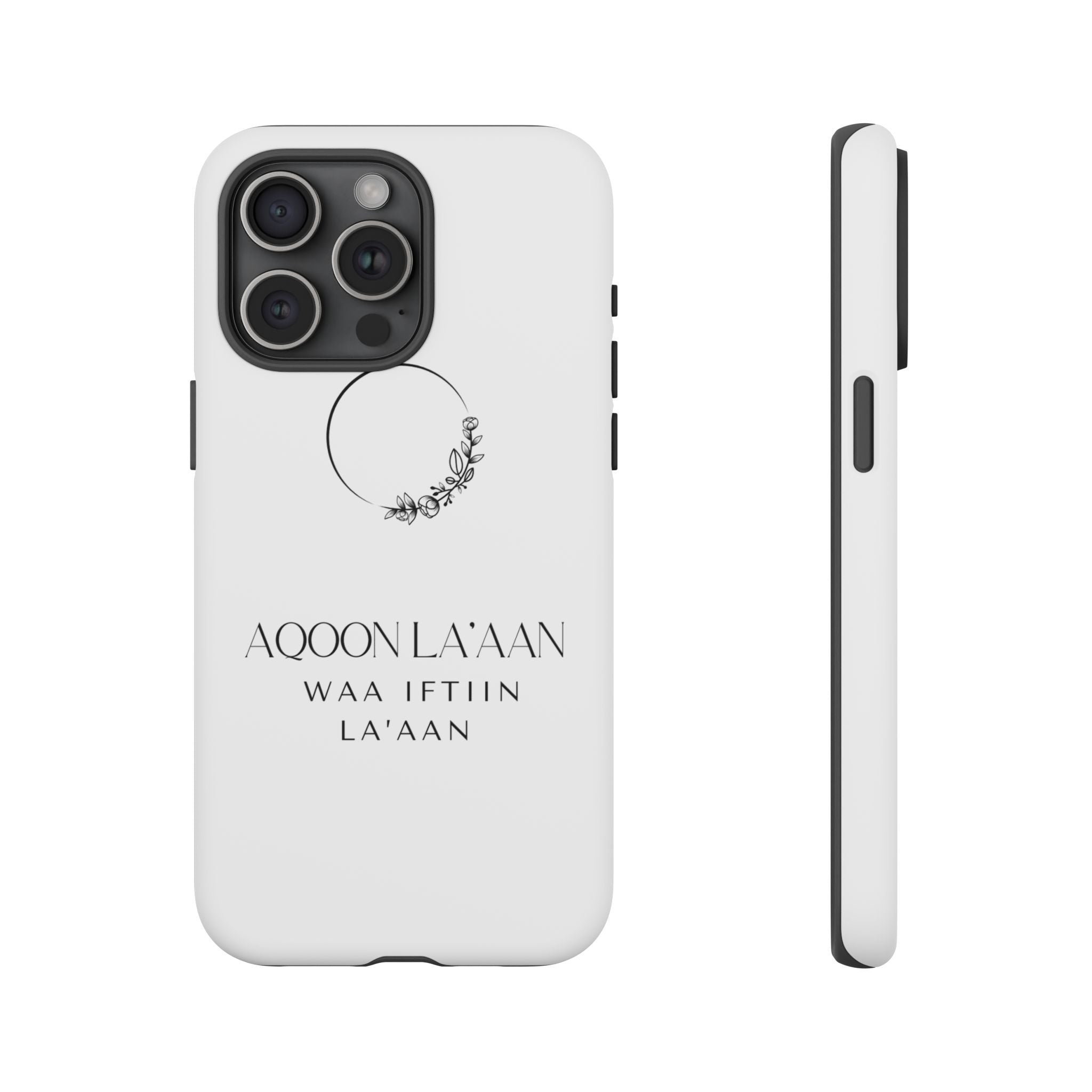 Minimalist iPhone Case- Aqoon