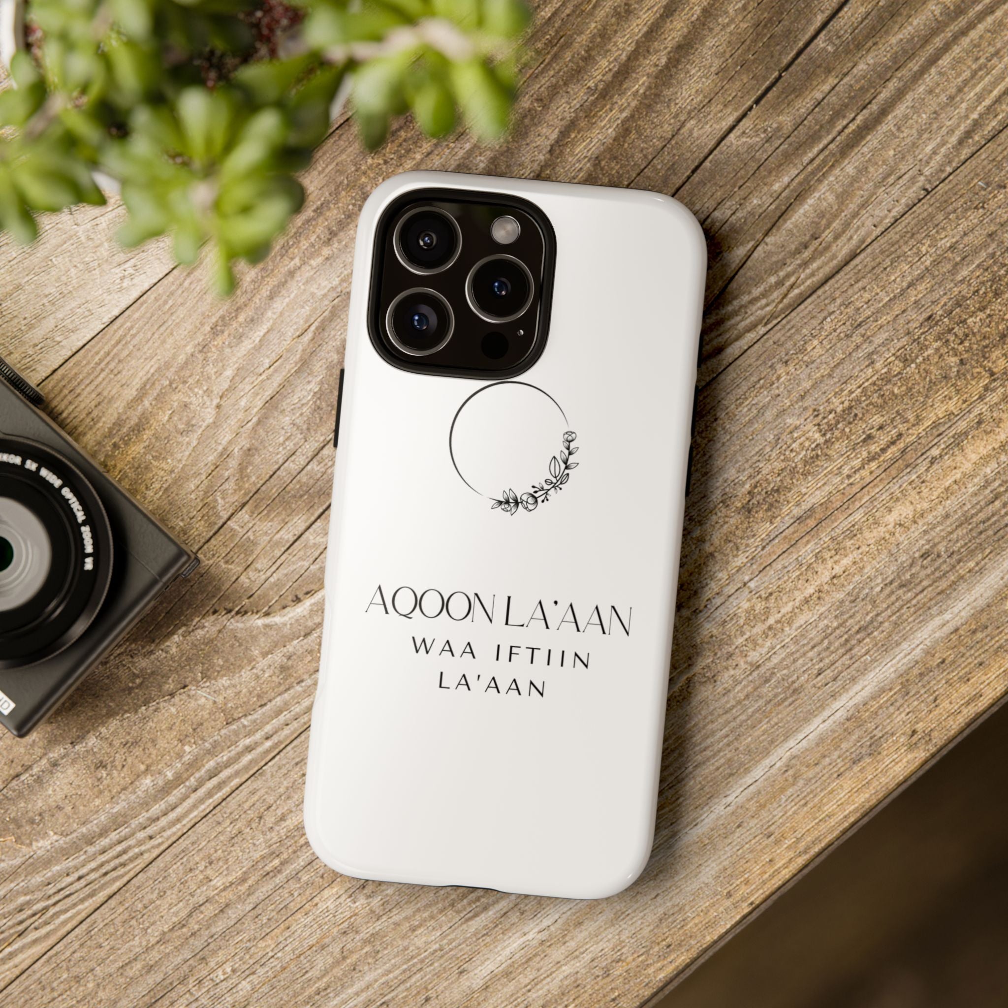 Minimalist iPhone Case- Aqoon
