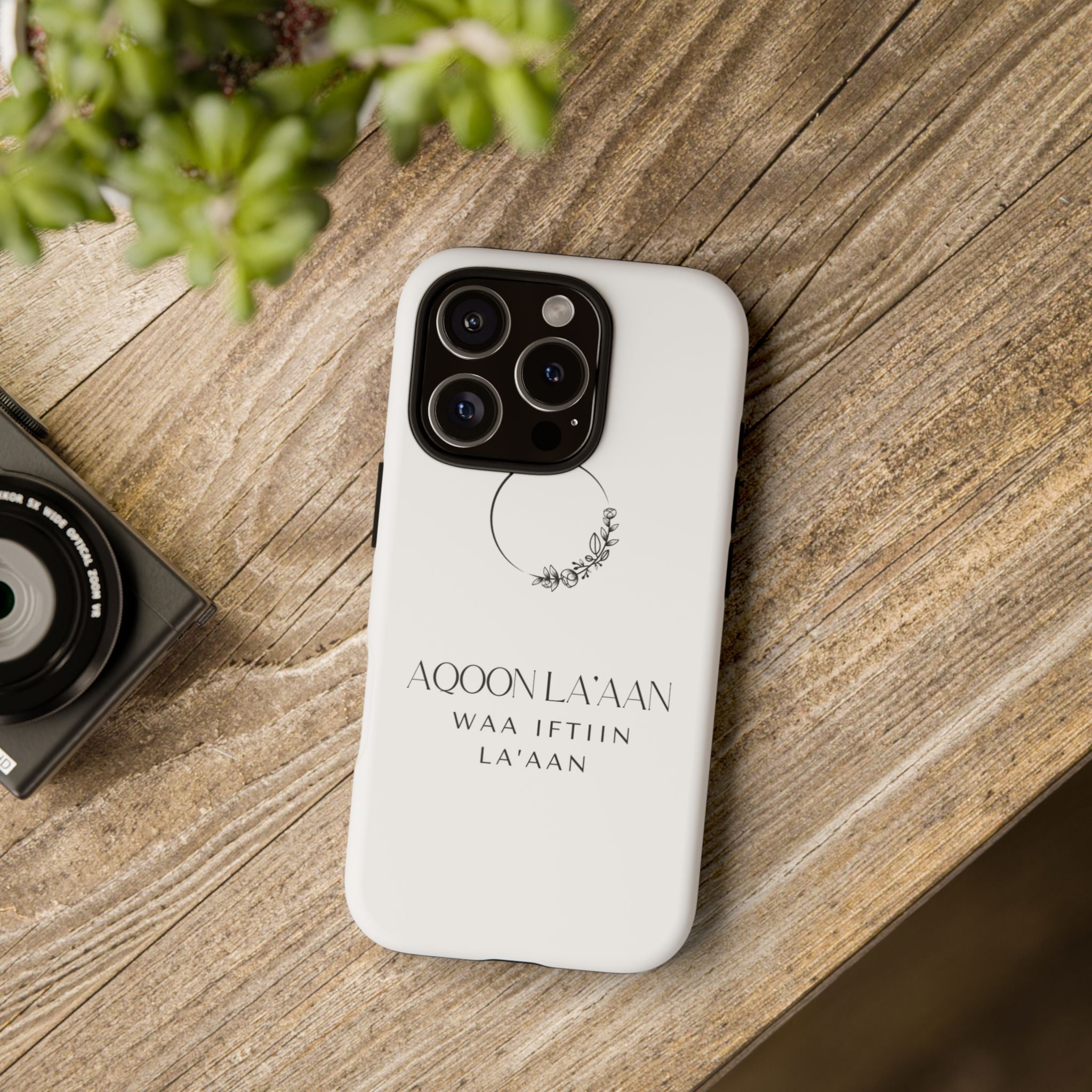 Minimalist iPhone Case- Aqoon