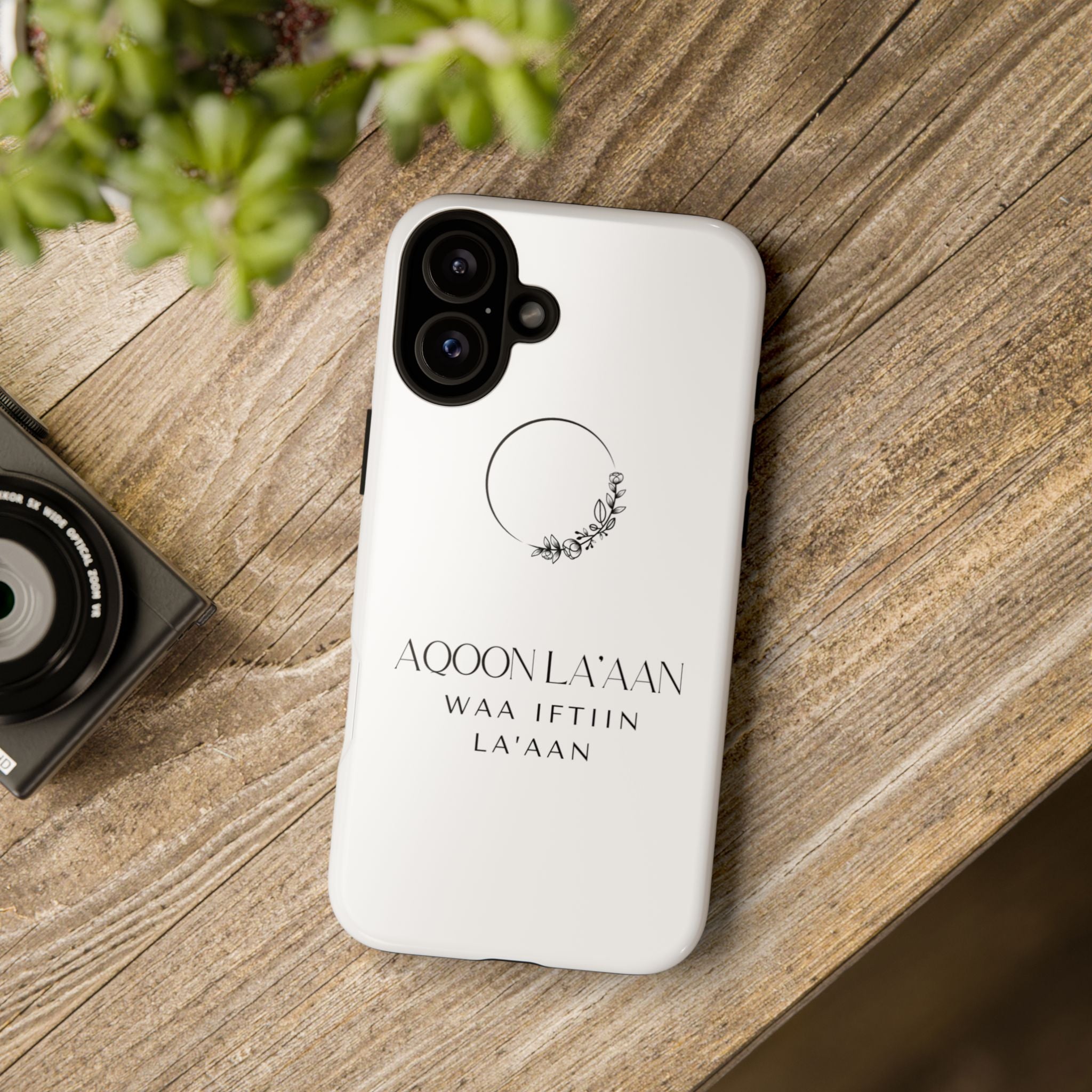 Minimalist iPhone Case- Aqoon