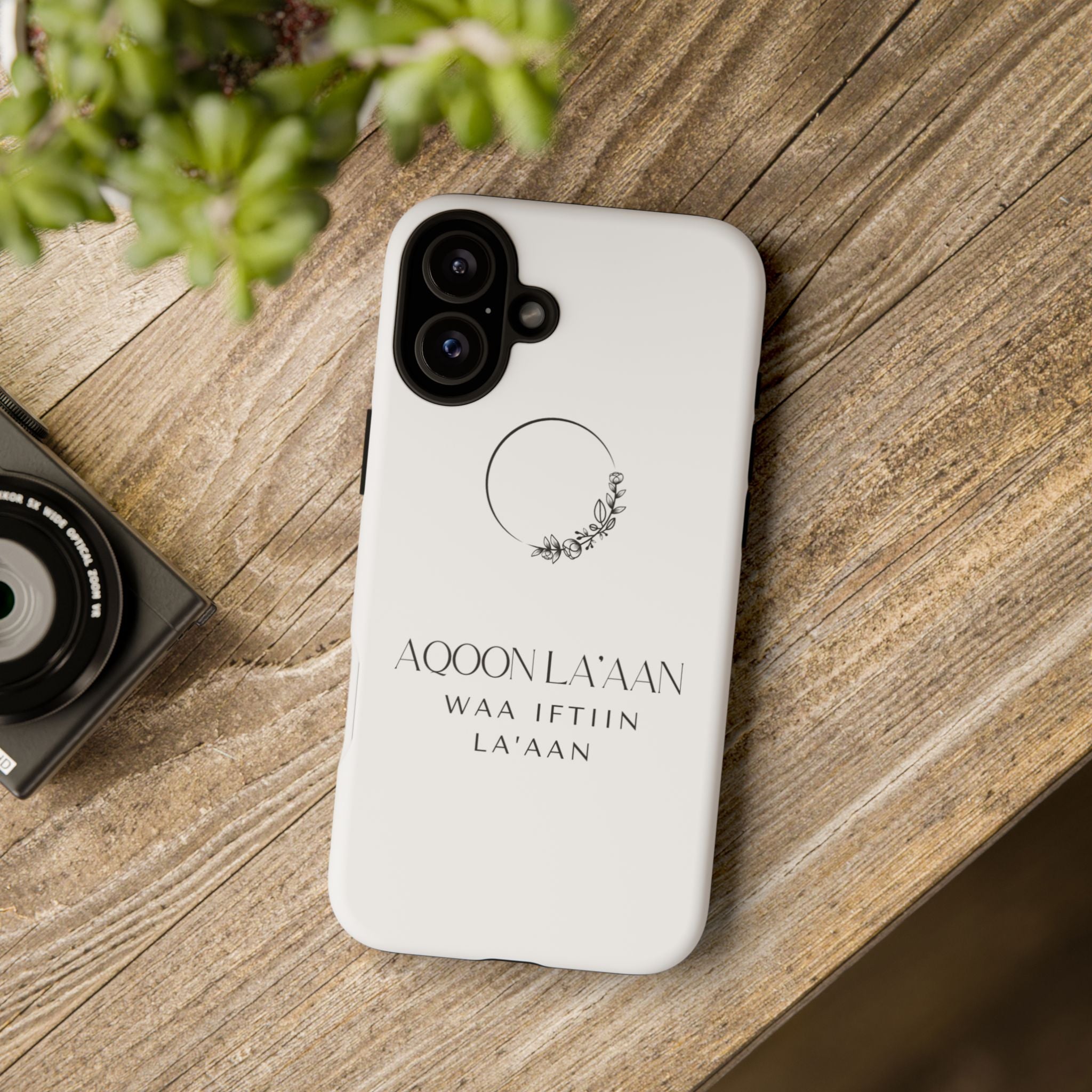 Minimalist iPhone Case- Aqoon