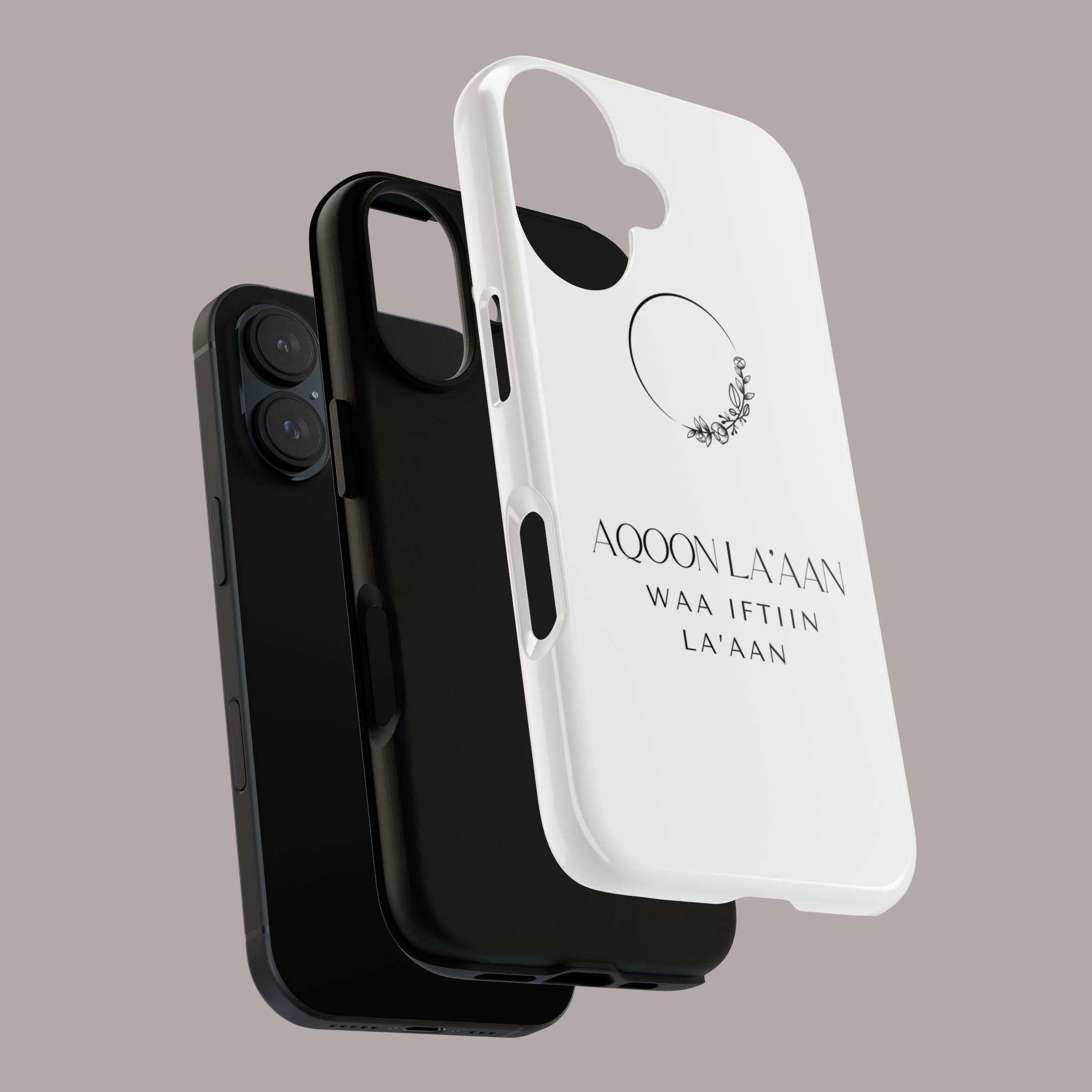 Minimalist iPhone Case- Aqoon