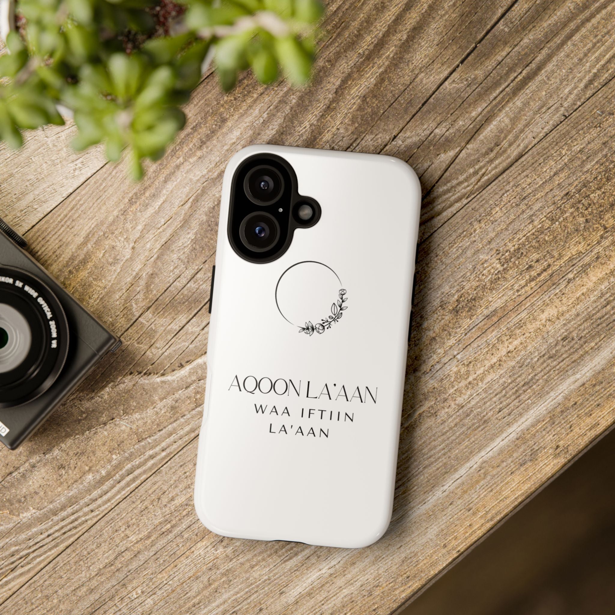 Minimalist iPhone Case- Aqoon