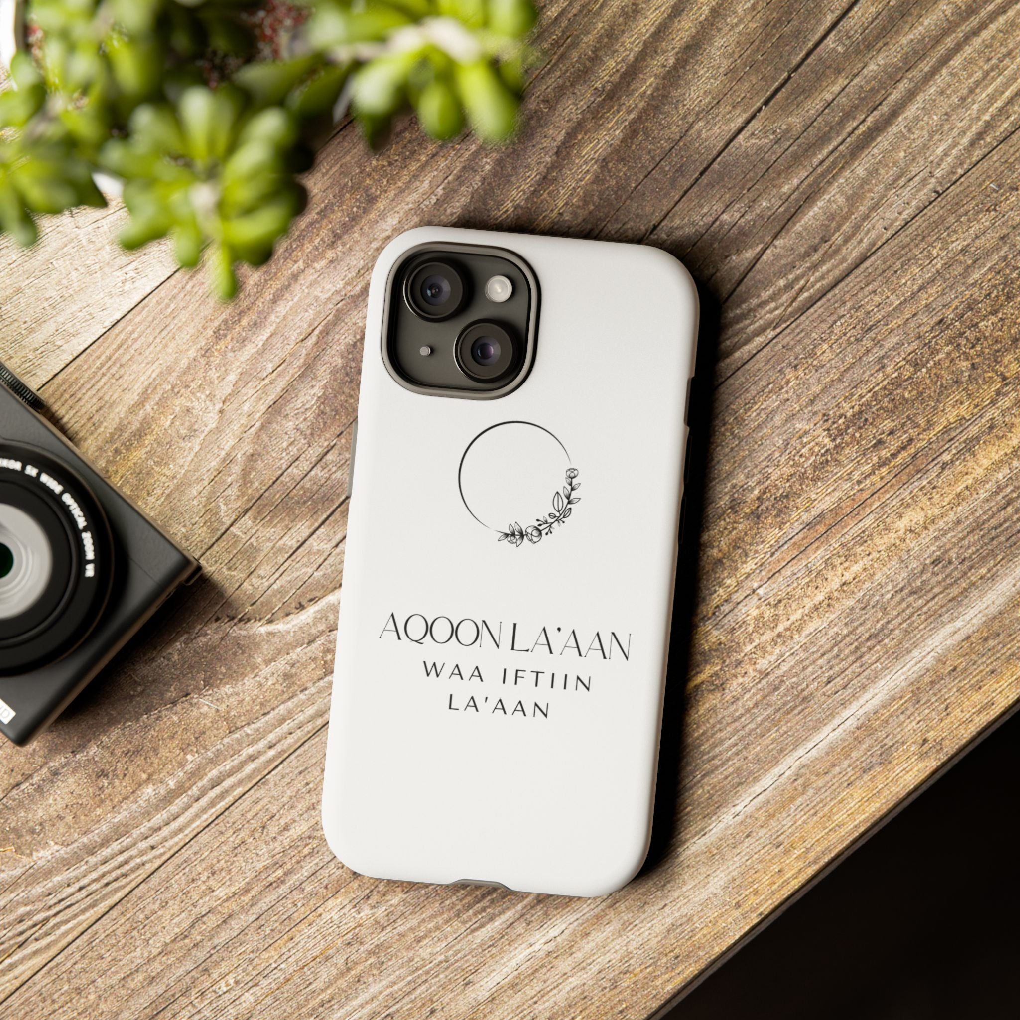 Minimalist iPhone Case- Aqoon